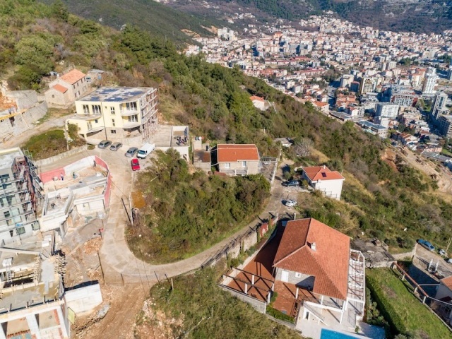 Urbanised Hillside Plot with Spectacular Sea and Old Town Views, Budva