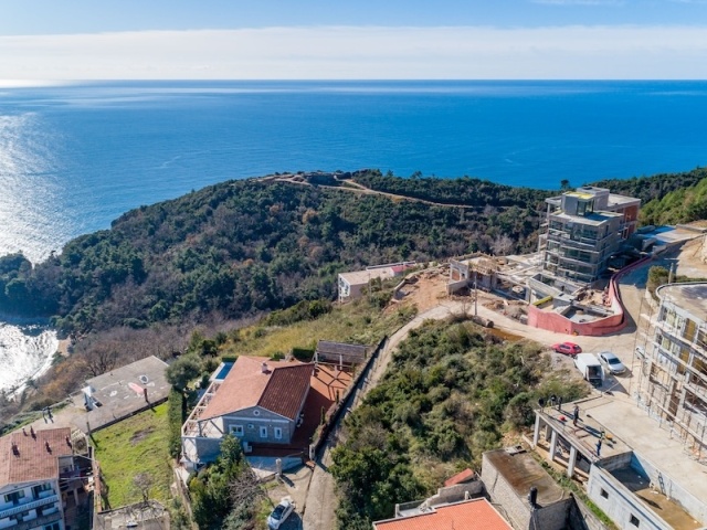 Urbanised Hillside Plot with Spectacular Sea and Old Town Views, Budva
