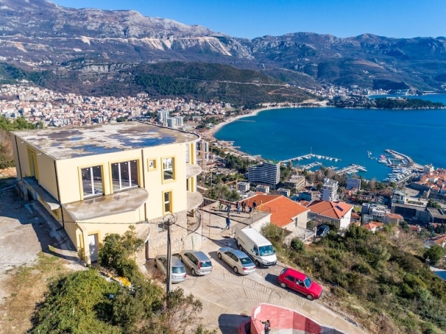 Urbanised Hillside Plot with Spectacular Sea and Old Town Views, Budva