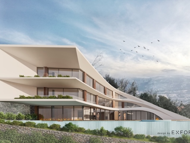 Urbanised Hillside Plot with Spectacular Sea and Old Town Views, Budva