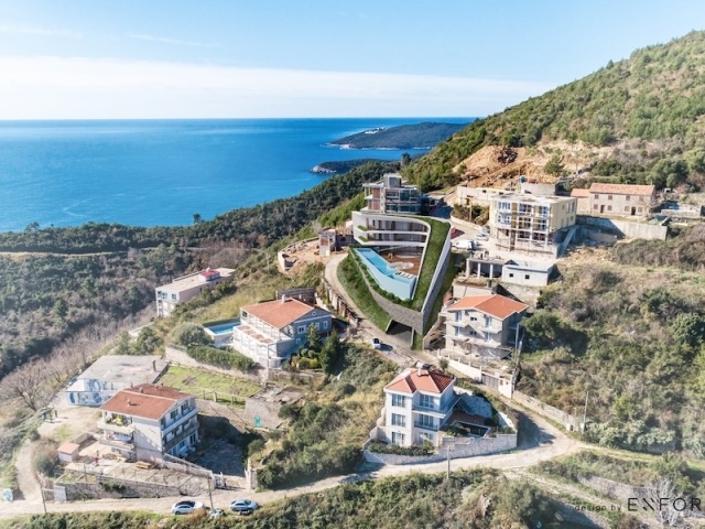 Urbanised Hillside Plot with Spectacular Sea and Old Town Views, Budva