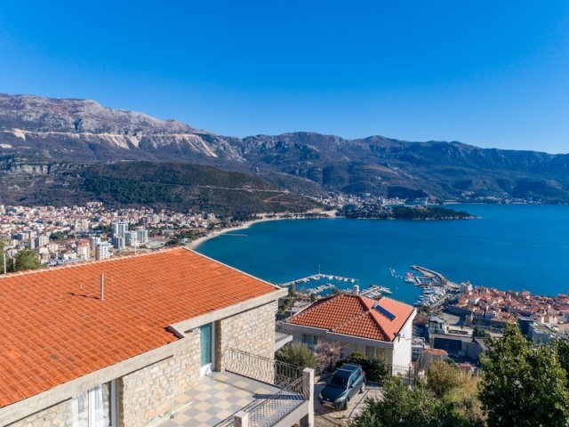 Urbanised Hillside Plot with Spectacular Sea and Old Town Views, Budva