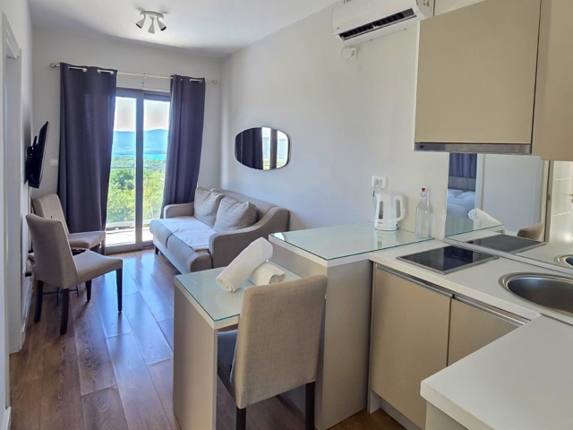Apartment with a pool in Kavač